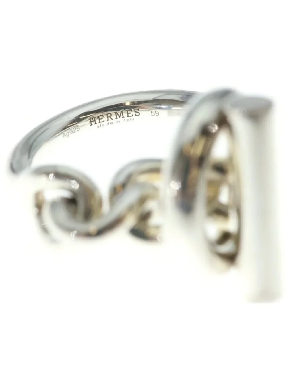 Hermes Ring Croisette Silver